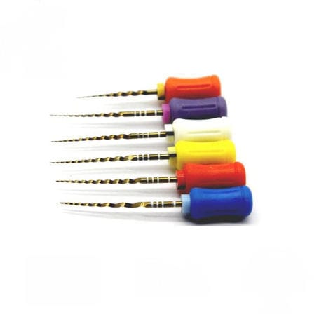 Lima endodôntica manual - Protaper Gold - Shenzhen Belident Medical Equipment Co.,Ltd - para tratamentos do canal radicular / em níquel-titânio