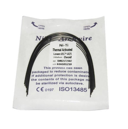 Fio ortodôntico redondo - Shenzhen Belident Medical Equipment Co.,Ltd - em NiTi