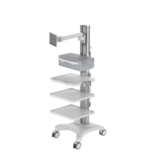 Carrinho para endoscopia - Surgical trolley - Endoso Life Technology - com prateleiras / móvel