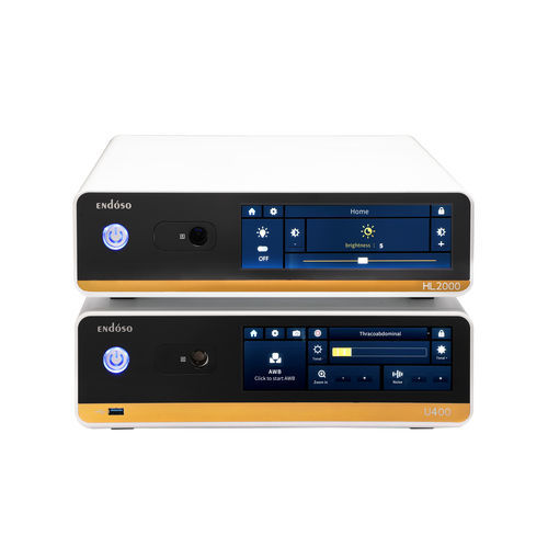 Processador de vídeo para endoscopia - U400  - Endoso Life Technology - com entrada USB / com fonte de luz LED integrada / com gravador