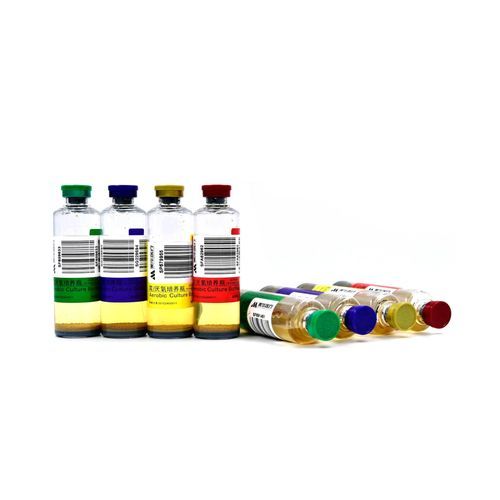 Frasco de hemocultura - CF series - ZHUHAI MEIHUA MEDICAL TECHONOLOGY CO. LTD. - em polietileno