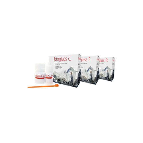 Adesivo ortodôntico para restauração - Bioglass - Biodinâmica - de ionômero de vidro / biocompatível
