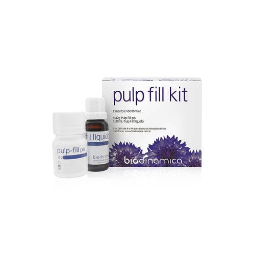 Cimento odontológico endodôntico - Pulp Fill Kit - Biodinâmica - de resina / líquido / biocompatível