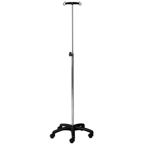 Suporte para soro com rodízios - 4100 - TOURINOX - 2 ganchos / em inox