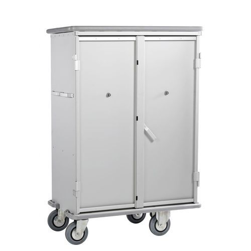 Carrinho para roupa limpa - 4009 - TOURINOX - com 2 portas