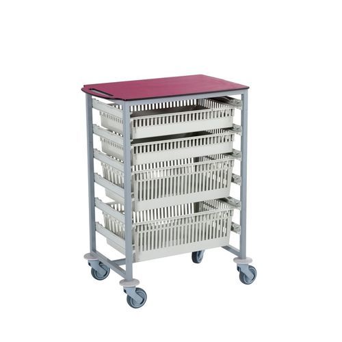 Carrinho para uso geral - P900 - R/E - TOURINOX - em aço inoxidável / modular