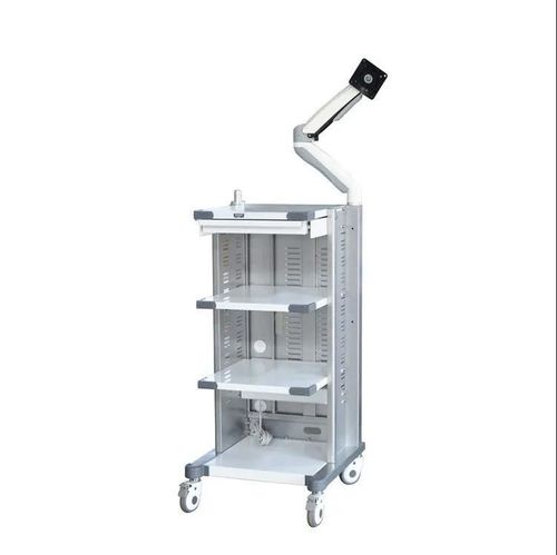 Carrinho hospitalar - OEM - Shenzhen Tuyou Medical Imaging Co., Ltd.​ - para hospital / endoscópico / com prateleiras