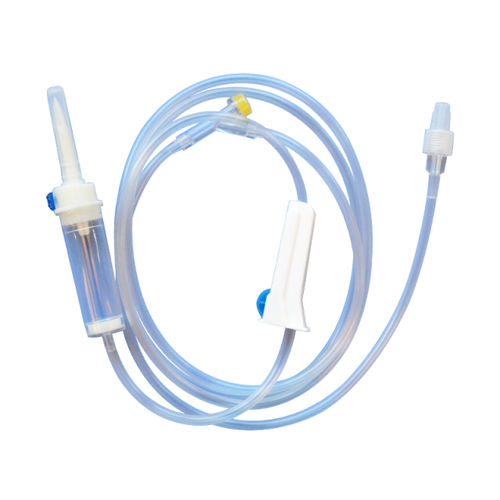 Kit de infusão intravenosa - ZK-IV-02 - Jiangsu Zhengkang Medical Apparatus - em polietileno / em policloreto de vinila / com câmara de gotejamento