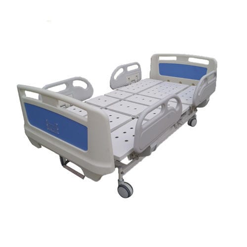 Cama para hospital - A1 - Shandong Expert Medical Equipment - elétrica / com rodízios / articulada em 4 seções