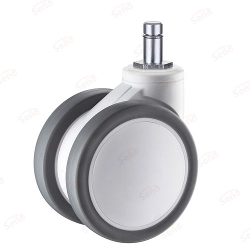 Roda para carrinho hospitalar - ME04-03-100TPRG - Zhongshan Seño Casters and Wheels Man Co.,Ltd - giratória
