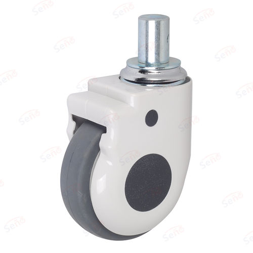 Roda para cama hospitalar - HB01-03-125TPR-G - Zhongshan Seño Casters and Wheels Man Co.,Ltd - em polipropileno / giratória