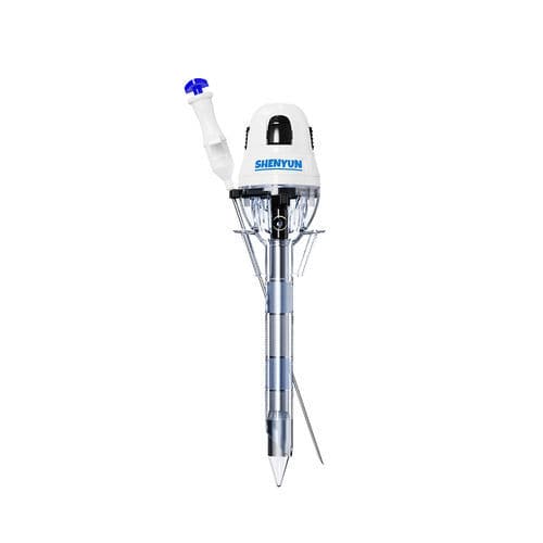 Trocarte para laparoscopia - Suzhou Shenyun Medical Equipment - com torneira de insuflação / com camisa / descartável