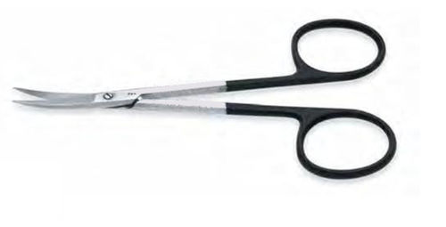 Tesoura de cirurgia - PS7613-11 - Tritone - Iris / para pacientes humanos / curva