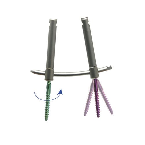 Parafuso pedicular toracolombar - JZWA 5.5 - Kangli Medical - poliaxial / em titânio