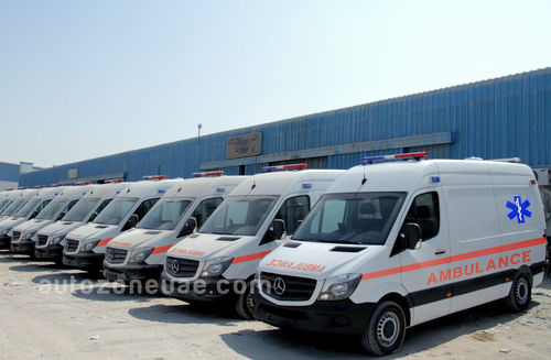 Ambulância furgão - Sprinter - AUTO ZONE ARMOR AND PROCESSING CARS L.L.C - com oxigenoterapia / a diesel / mecânica