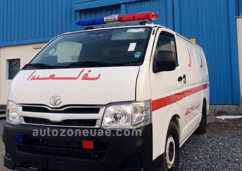 Ambulância furgão - Toyota hiace - AUTO ZONE ARMOR AND PROCESSING CARS L.L.C - com oxigenoterapia / mecânica