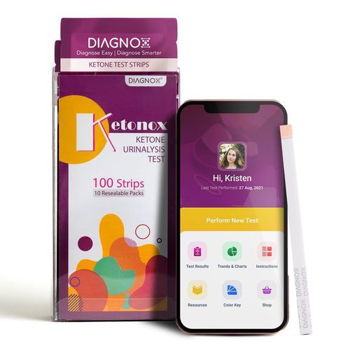 Tira de teste de urina - Ketonox  - Diagnox Health - de cetose / para diabetes / para análise de urina