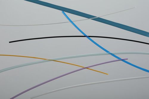 Tubo para fabricação de dispositivos médicos - U2-016-CLR - Cobalt Polymers, Inc. - reto / flexível