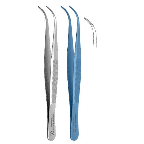 Micropinça cirúrgica - MK 17 - Chirmed - para curativos / em titânio