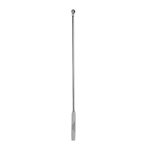 Espátula de laboratório - NL 25 - Chirmed - com colher / em aço inoxidável