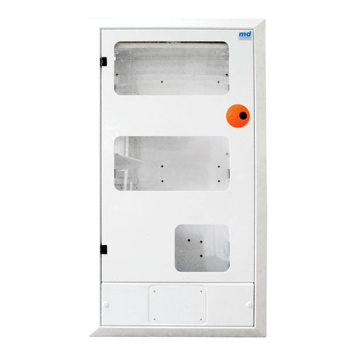 Armário de segurança - PF-05xx-yyyy - Md S.r.l. Medical Gas Equipment - para regulador de pressão / de parede / transparente
