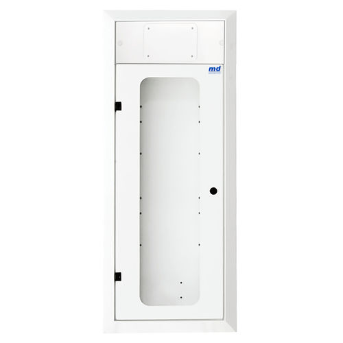 Armário de segurança - flush - Md S.r.l. Medical Gas Equipment - para regulador de pressão / de embutir / transparente