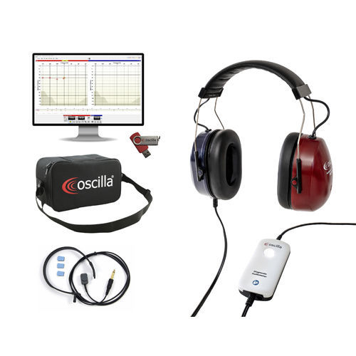 Audiômetro de diagnóstico clínico - Oscilla - para audiometria infantil / para audiometria de adultos / baseado em computador