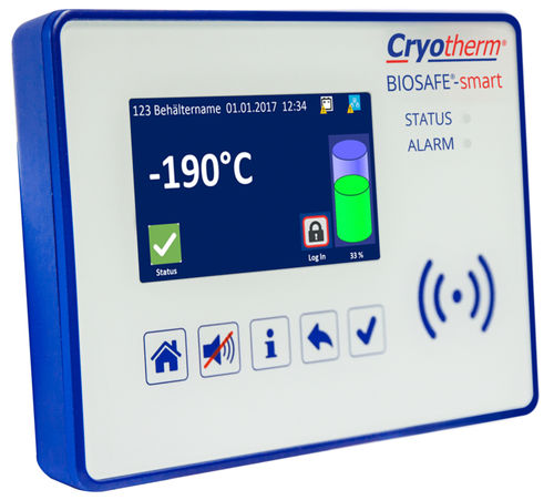 Sistema de gestão da automatização - BIOSAFE® smart - Cryotherm GmbH & Co. KG - RFID / para controle de acesso / para biobanco