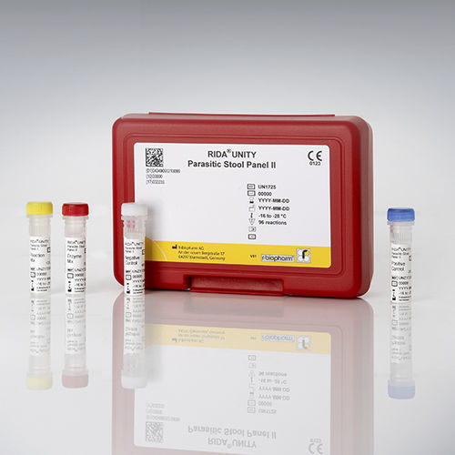 Kit de teste para doenças gastrointestinais - RIDA®UNITY - R-Biopharm AG - de Giardia lamblia / de Cryptosporidium / de Entamoeba
