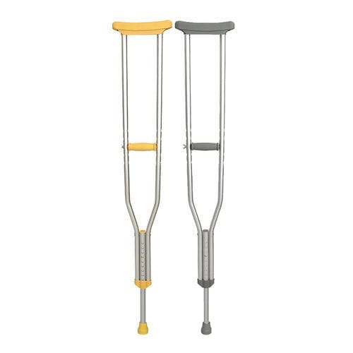 Muleta axilar - HQ325L-L - Zhongshan Hanqi Medicalequiment Technology - para adulto / de altura regulável