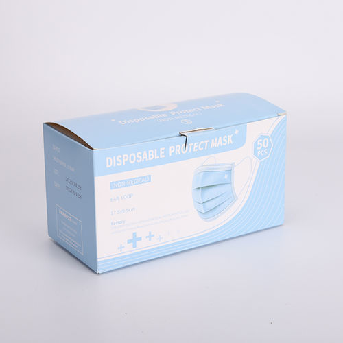Máscara de proteção em tecido - Rongbo Medical - semifacial / para adultos / caixa de 50 unid.