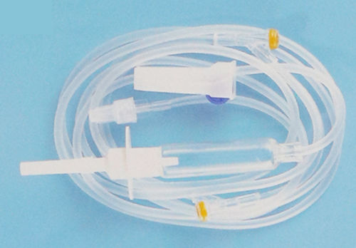 Kit de infusão com conector em Y - 1061 - Rongbo Medical - com câmara de gotejamento / com torneira