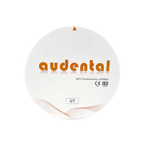 Material dentário em zircônia - UT - Audental Bio-Material Co., Ltd - para pontes dentárias / para coroas dentárias / para inlays dentários