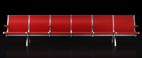 Longarina para sala de espera - PLUS+LINE - IMAT - com braços / ergonômica