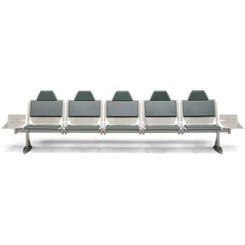 Longarina para sala de espera - DESCANSO - IMAT - com mesa / ergonômica