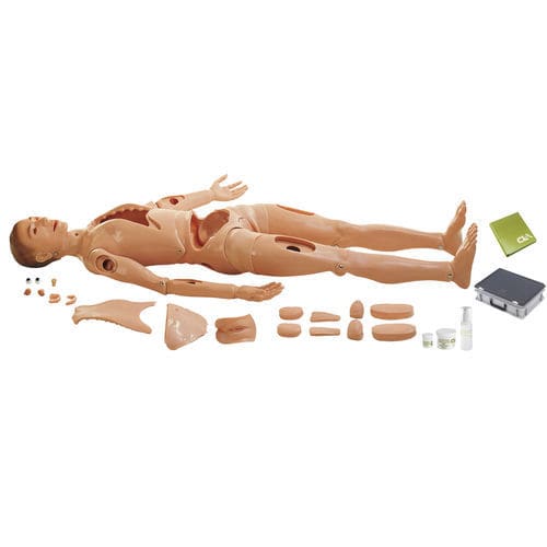 Manequim de treinamento para cuidados gerais de saúde - CLA 3 - Coburger Lehrmittelanstalt - para injeções / para traqueostomia / de infusão