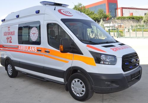 Ambulância para cuidados intensivos - Ford Transit - eos ambulance - furgão / de 4 macas / com oxigenoterapia