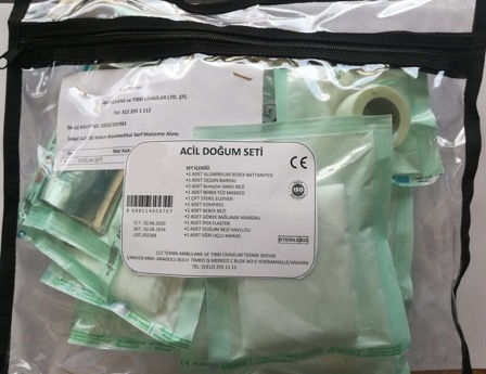Kit médico de parto - eos ambulance - de emergência / de maternidade / para bebê