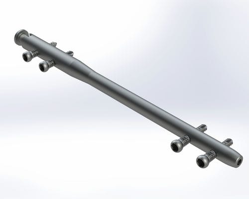 Haste intramedular para fêmur - AS.ARN.404 - Ases Orthopedics - fixação proximal / fixação diafisária / em titânio