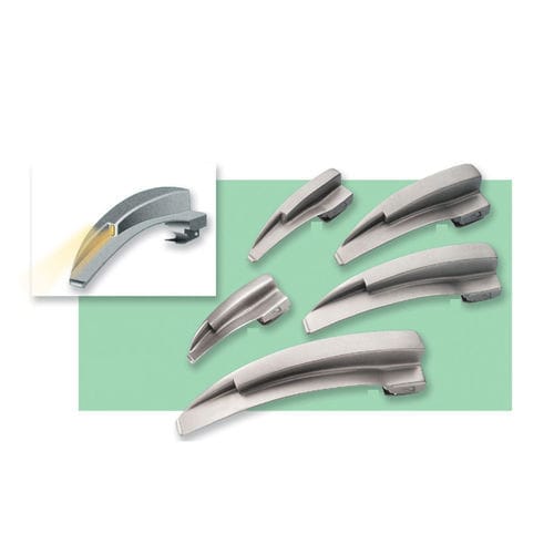 Lâmina de laringoscópio Macintosh - 0001 - Performance Surgical Instruments - metálica / de fibra óptica