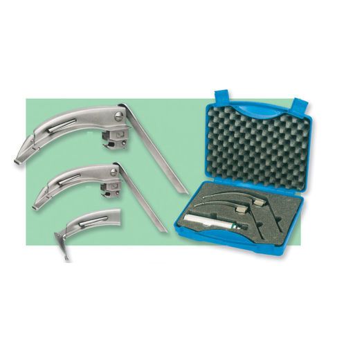 Lâmina de laringoscópio McCoy - 0004 - Performance Surgical Instruments - metálica / de fibra óptica