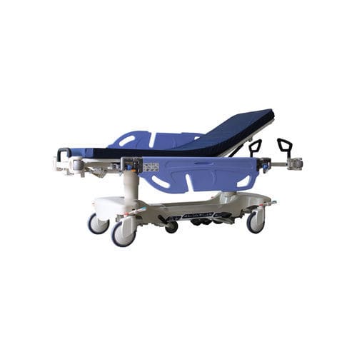 Carro-maca para transferência de pacientes - M1  - BEWATEC Medical Equipment Co., Ltd - manual / com altura regulável / com encosto regulável