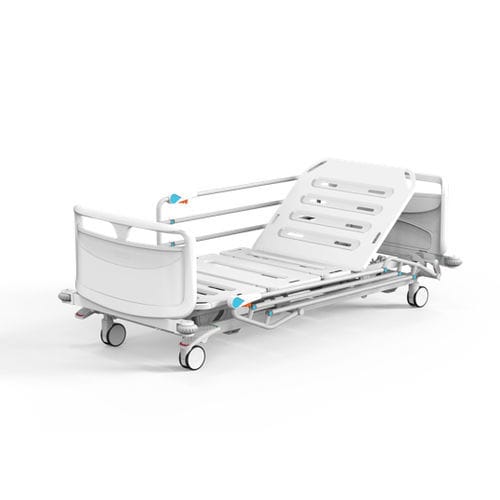 Cama para hospital - BEWATEC Medical Equipment Co., Ltd - médico-hospitalar / elétrica / com rodízios
