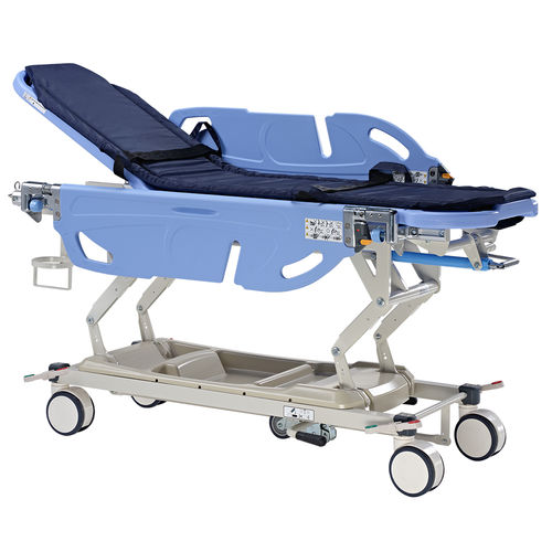 Carro-maca de transferência - MTB-401 - Designa Medical Tech. Co., Ltd. - manual / com altura regulável / com encosto regulável