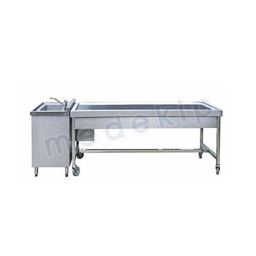 Mesa de laboratório - Gasil's - Medekip Medical - retangular / com pia / em aço inoxidável