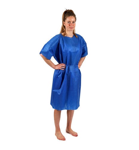 Camisola para paciente unissexo - IS8PG01  - ISOL8 Healthcare - XXL / L / em polipropileno