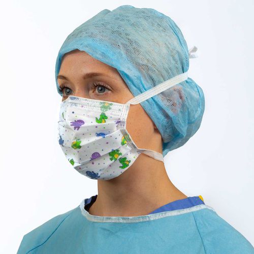 Máscara cirúrgica de tipo IIR - FLUIDSAFE™   - ISOL8 Healthcare - em polipropileno / sem látex / para adulto