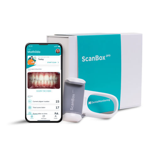 Câmera odontológica - ScanBox pro - Dental Monitoring - digital / portátil