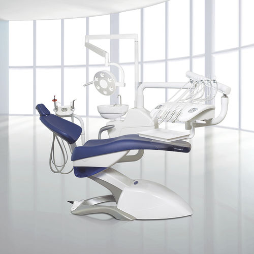 Conjunto odontológico com apoio de cabeça regulável - OVER  - Tecnomed Italia - com monitor / com sistema de higienização / com câmera intraoral