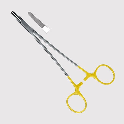 Porta-agulha para cirurgia odontológica - OR-8233 - Sheroski Sverige - de Mayo-Hegar / em carboneto de tungstênio / em aço inoxidável